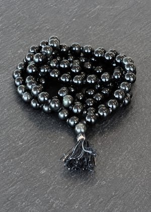 Black Obsidian Mala