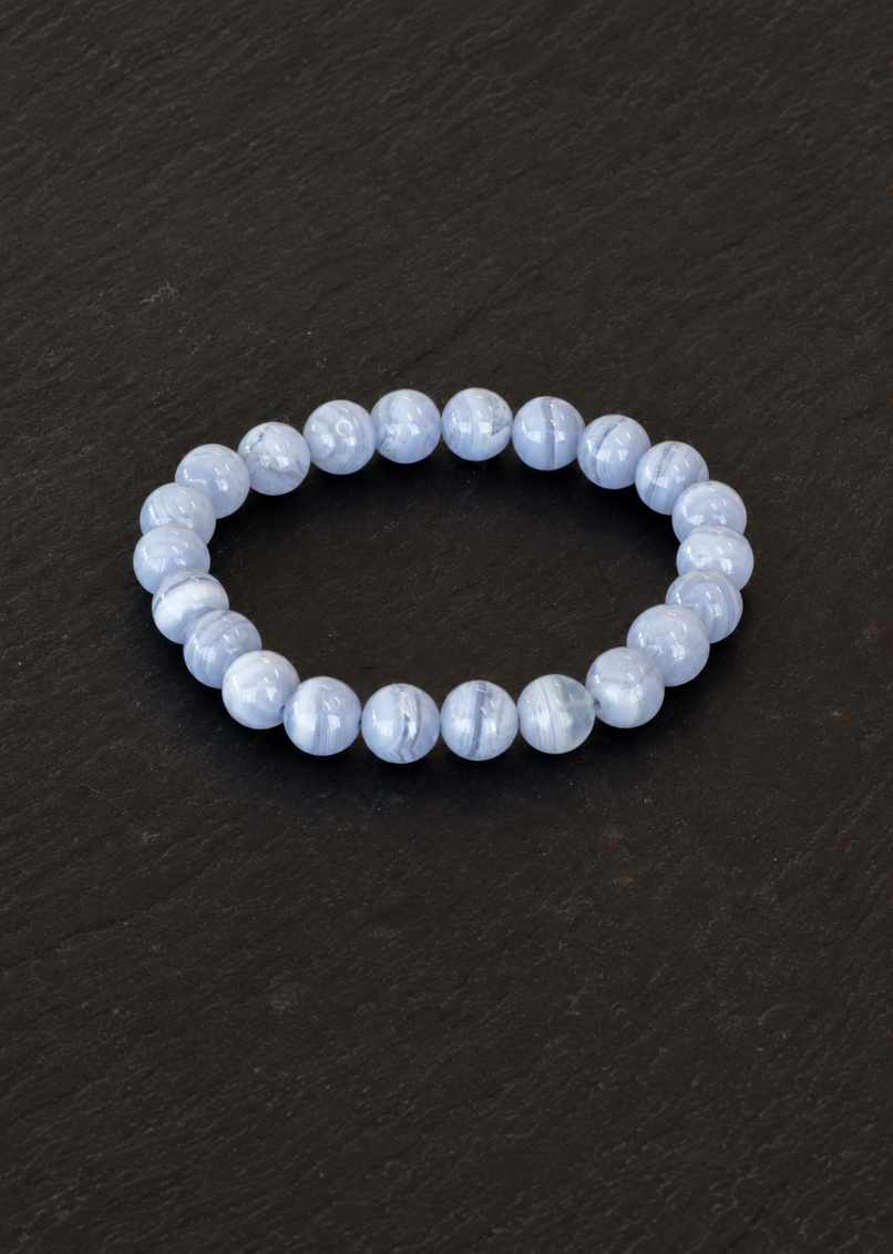 Blue Lace Agate Blessing Bracelet