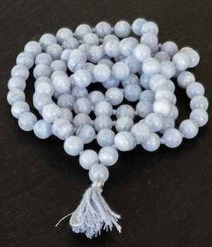 Blue Lace Agate Mala