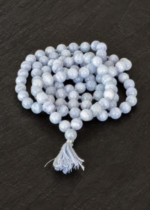 Blue Lace Agate Mala