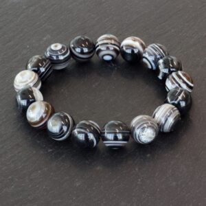 Botswana Agate Blessing Bracelet