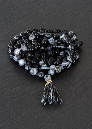 Botswana Agate Mala